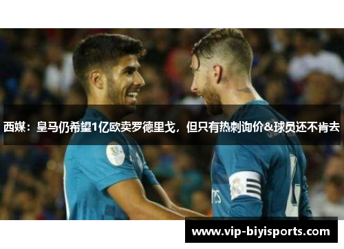 西媒：皇马仍希望1亿欧卖罗德里戈，但只有热刺询价&球员还不肯去